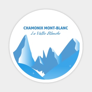 Vallée blanche Chamonix Magnet